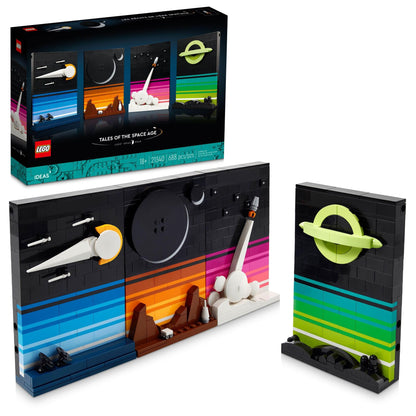 LEGO Ideas Tales of The Space Age Building Sets of Comets, Black Hole, & More for Adults 18+ - Space Themed DIY Crafts Kit for Display - Astronomy