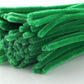 Essentials By Leisure Arts Chenille Stems Green, 12 Inch 6mm, Bendable Craft Pipe Cleaners for DIY Projects, Dolls, Ornaments, Jewelry,