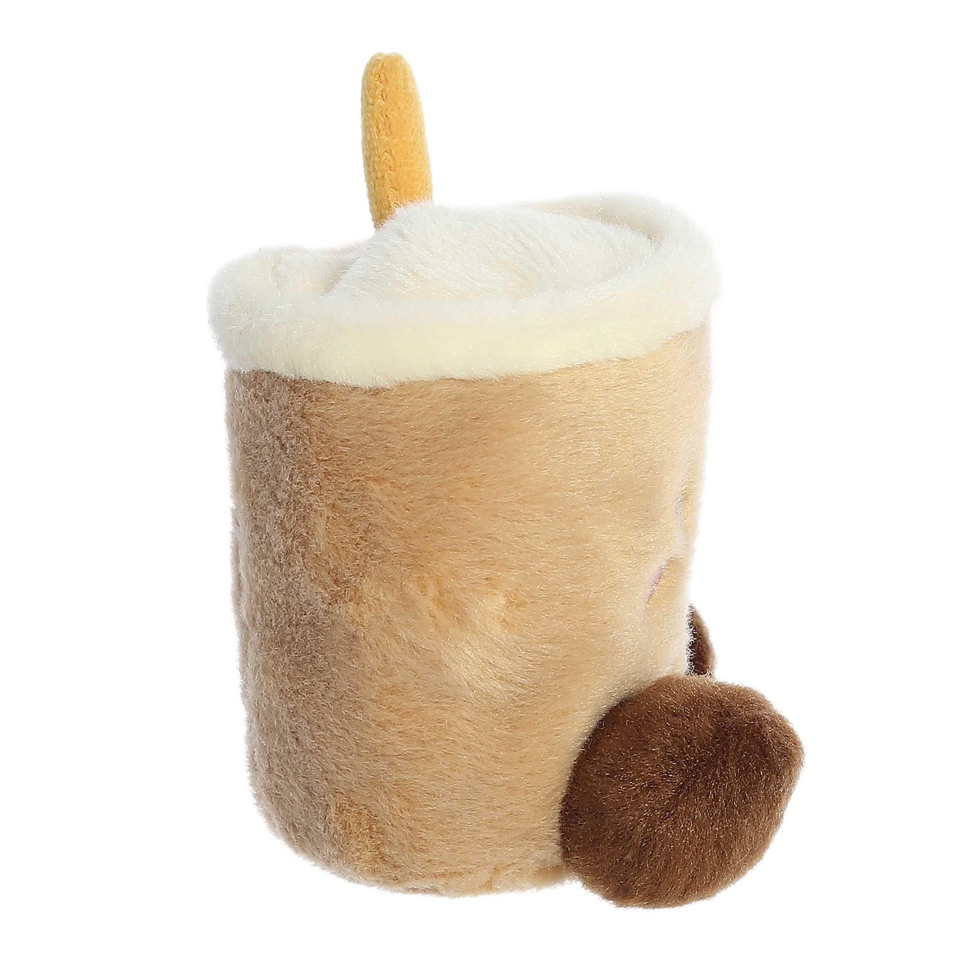 Aurora® Adorable Palm Pals™ Milky Tea Boba™ Stuffed Animal - Fun Collectible Plush for Kids and Adult Collectors - Perfect for Decorating Rooms