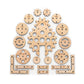 Tinkering Labs Wood Parts Pack | Complete Set of Wood Parts for The Electric Motors Catalyst STEM Kit