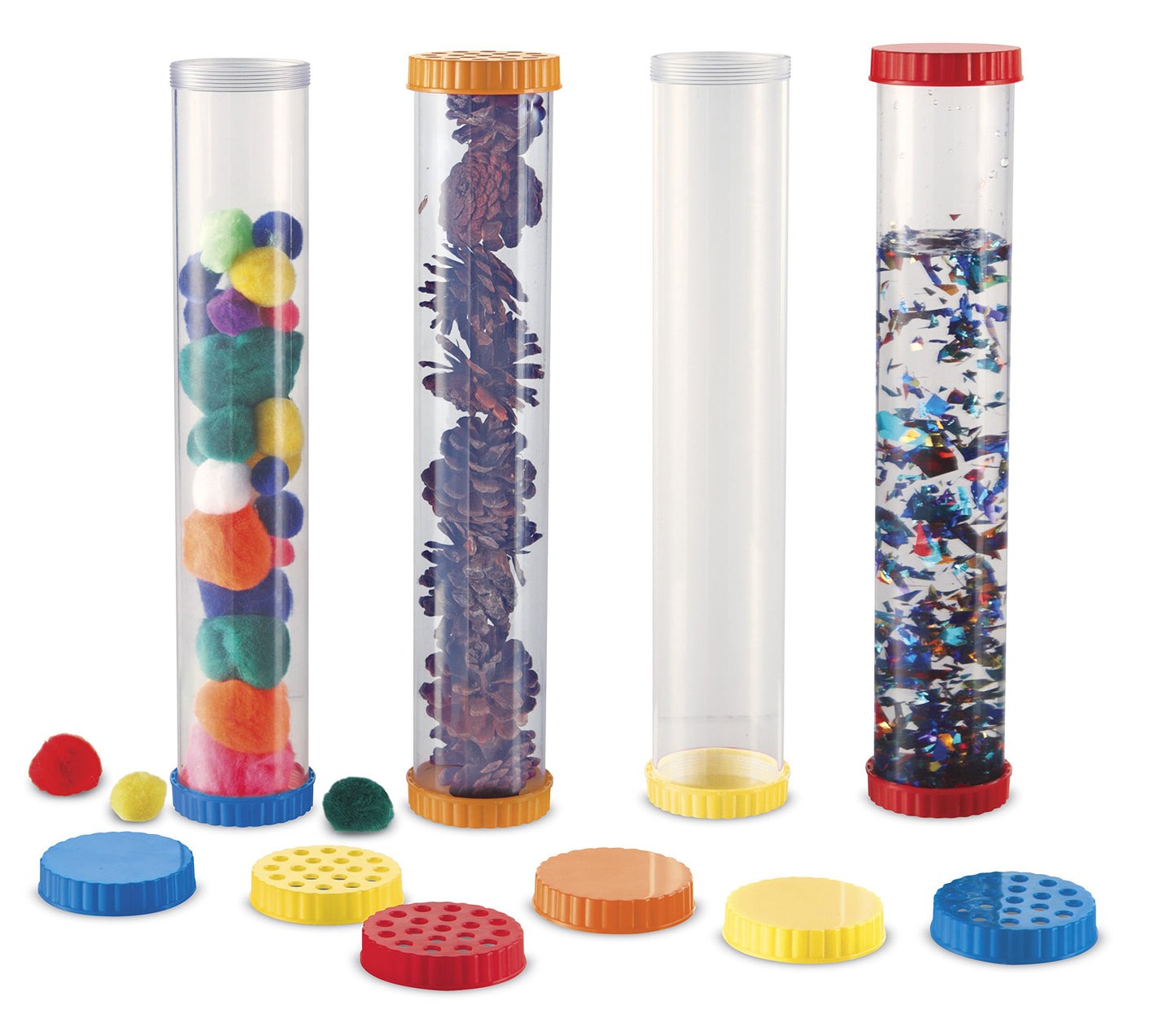Learning Resources Primary Science Sensory Tubes - Toddler Toys, Homeschool Supplies, Fine Motor Skills, Calm Down Bottle, STEM Manipulatives