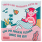 Stephen Joseph, Floating Color Changing Bathtime Book, Toddler Bath Toys, Mermaid