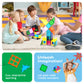 PicassoTiles 101 PCs Magnetic Tiles Building Blocks with Car & Drawstring Carry Bag Toy Storage Magnet Block for Toddlers Kids STEM Toy Set
