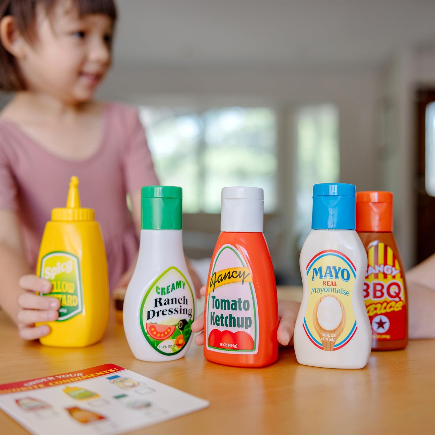 Melissa & Doug Favorite Condiments Play Kitchen Food Toys