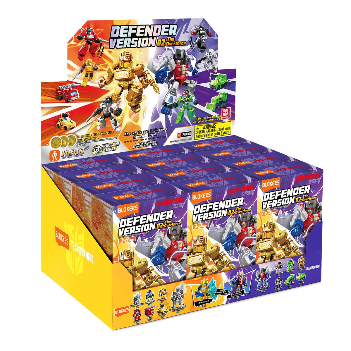 BLOKEES Transformers Defender Version 02 The Overthrow