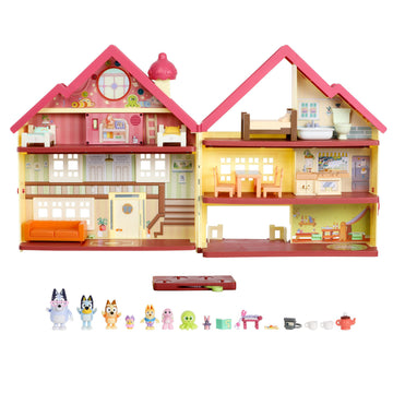Bluey XL House Playset, Interactive Lights, Sounds & Dance Floor