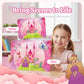 Luna Bear Foil It Fun Art Kit - Magical Princess & Unicorns Craft Set | Sparkly Foil Art for Kids Ages 4-8 | Mess-Free & Screen-Free Fun