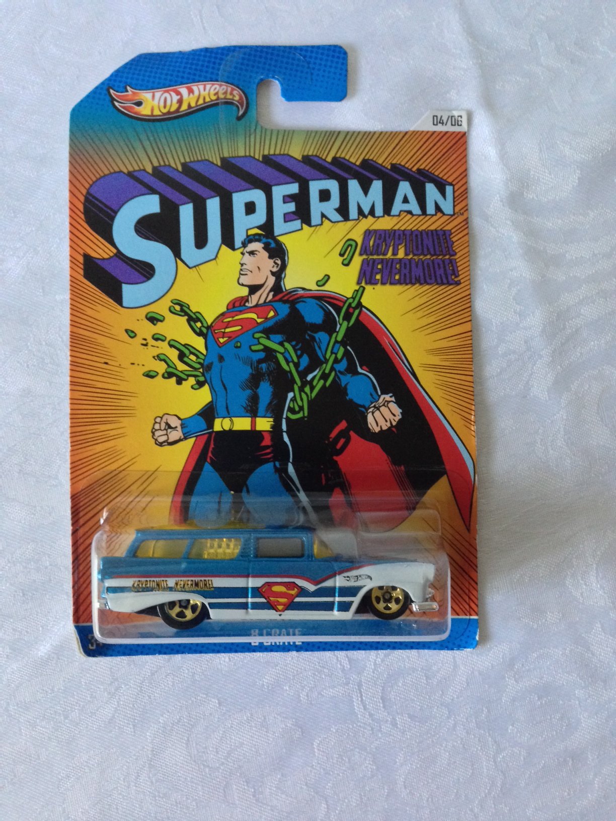 Hot Wheels 2013 Superman Series 8 Crate Limited Edition 1:64 Scale Collectible Die Cast Car Model