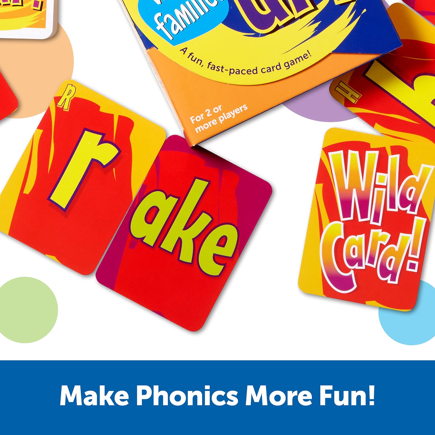 Learning Resources Snap It Up Phonics - Reading Card Game, Sight Words Flash Cards, Phonics Family Board, ABC Classroom Must Haves, Toddler
