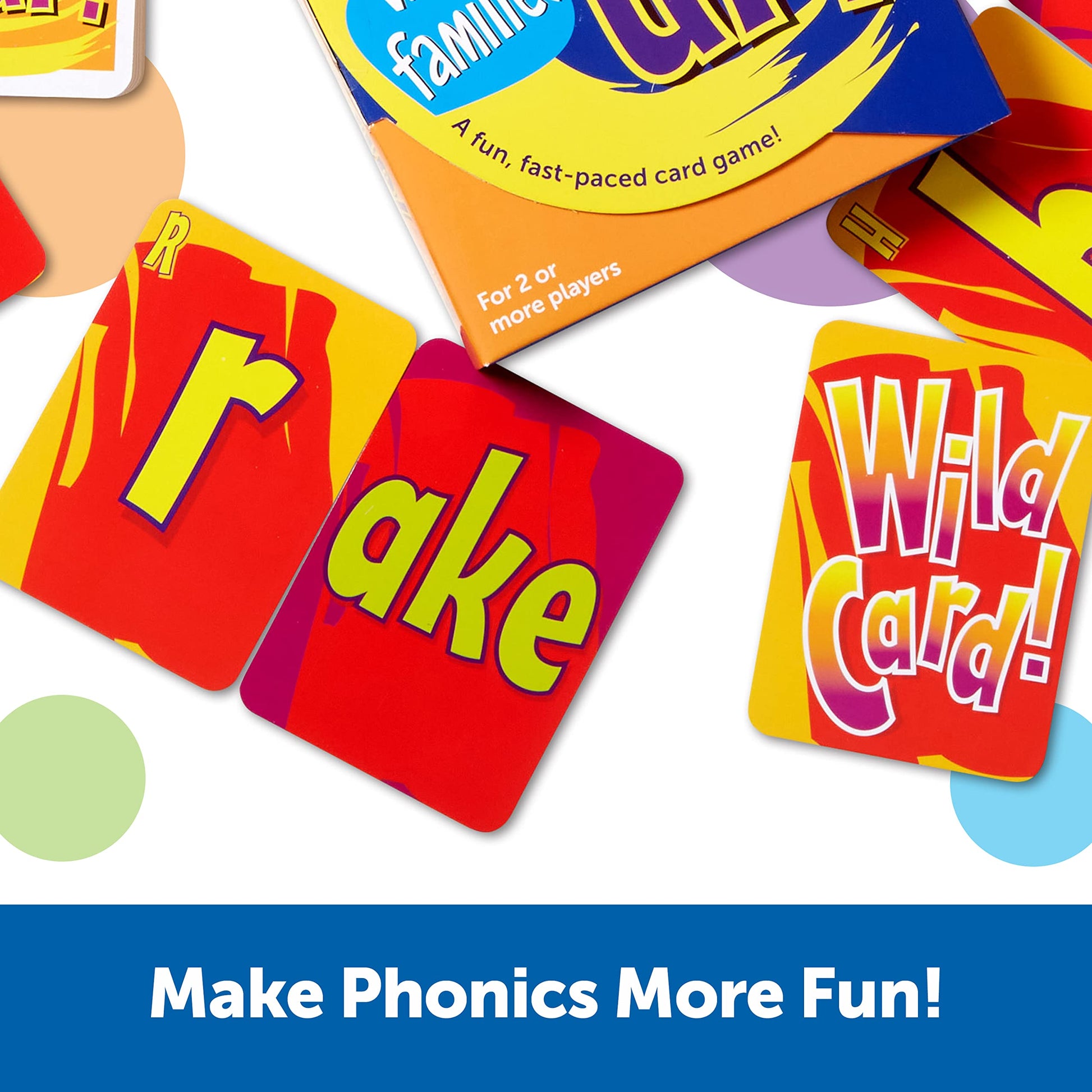 Learning Resources Snap It Up Phonics - Reading Card Game, Sight Words Flash Cards, Phonics Family Board, ABC Classroom Must Haves, Toddler