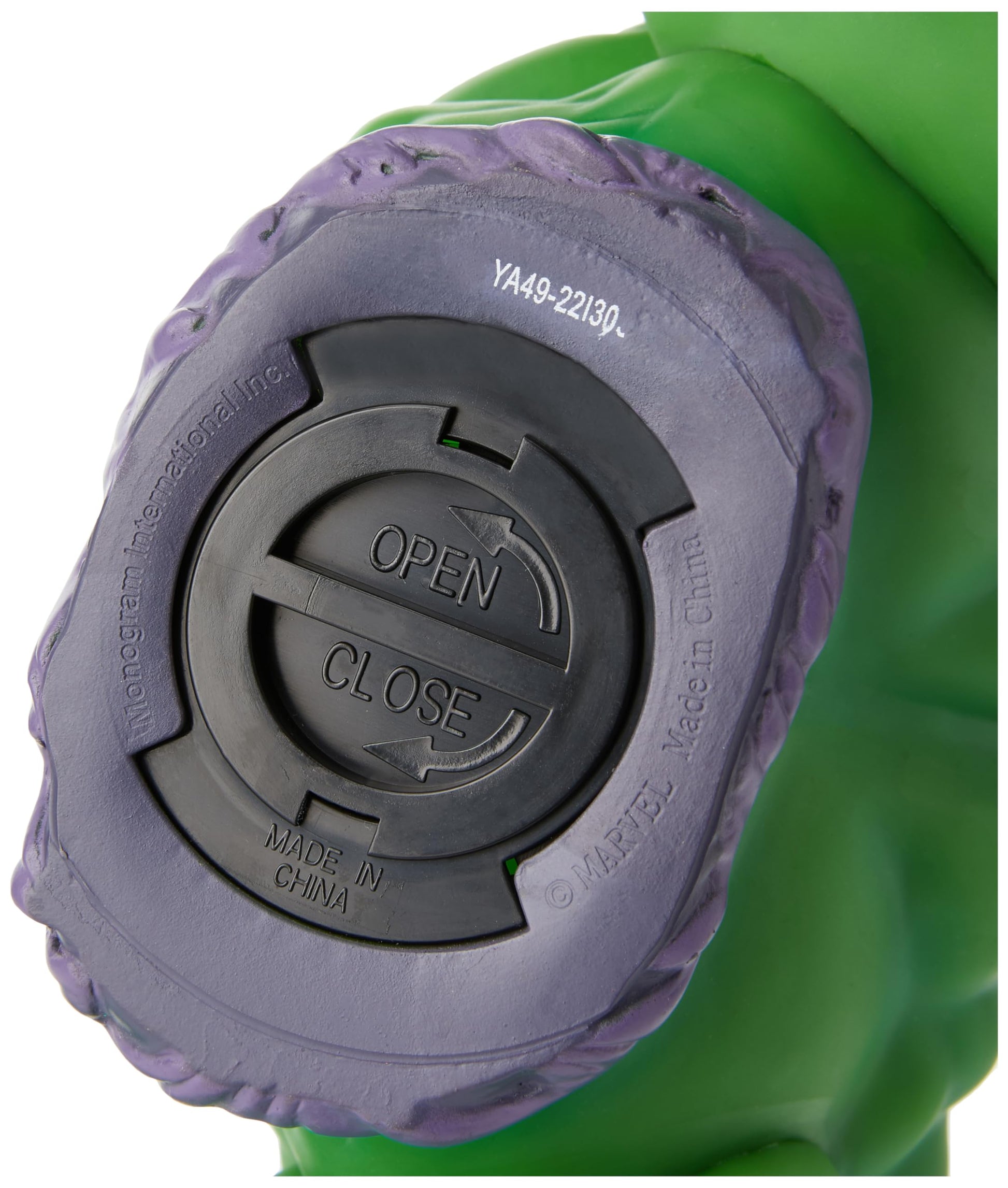 Marvel Hulk Bust Bank Green PVC Coin Bank Collectible