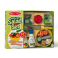 Melissa & Doug Slice and Toss Salad 52-Piece Toy Food Set & Montessori-Inspired Play Kitchen Accessories, Preschool Learning Toys for Girls & Boys 3+