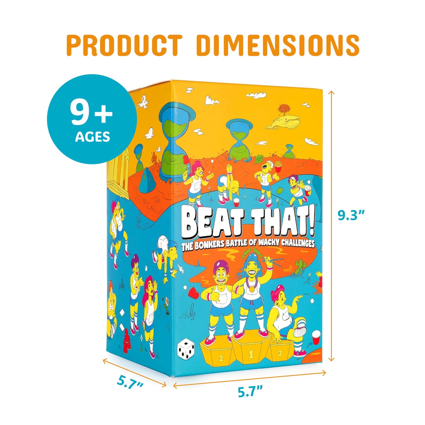 Gutter Games Beat That Game and Household Objects Expansion Combo Pack, Family Party Game for 2 Players - Kids, Adults