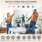 Karaoke Machine for Kids Adults Unique Astronaut Shape Portable Bluetooth Speaker with Wireless Microphone Home Party KTV Birthday for Girls Boys