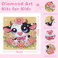 NANZHOO Diamond Art Kits for Kids, 6 Pack 5D Cartoon Diamond Painting Kits for Adults Beginner, Cute Animals DIY Big Gem Art Arts and Crafts for Kid