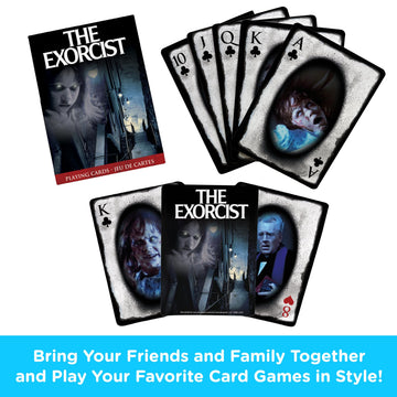 Aquarius The Exorcist Playing Cards Standard Size - Themed Novelty Deck with 52 Unique Horror Movie Designs - Collectible Merchandise Gift for Teens