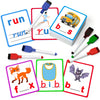 100 Short Vowel Spelling Flashcards, Handwriting Cards Learn to Write CVC Sight Words CVC Words Games for Kindergarten Learning Activities, Montessori
