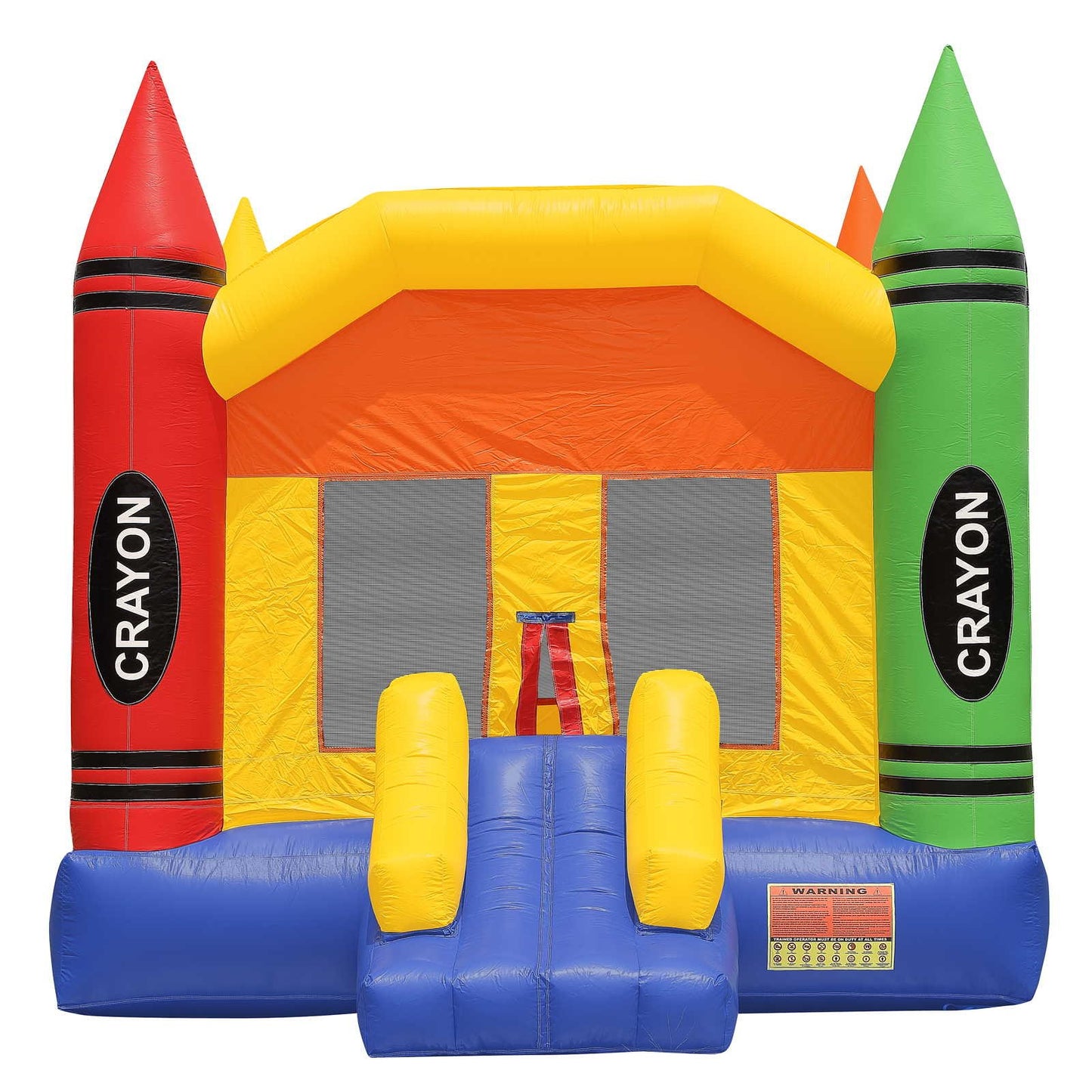 Inflatable HQ Commercial Grade Crayon Bounce House 100% PVC with Blower