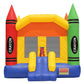 Inflatable HQ Commercial Grade Bounce House 100% PVC Crayon Castle Jumper Inflatable Only