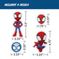 Marvel Spidey and His Amazing Friends Decals - Set of 12 Spidey, Spin, Ghost Spider Vinyl Stickers for Car Water Bottle Bike Helmet Laptop Skateboard