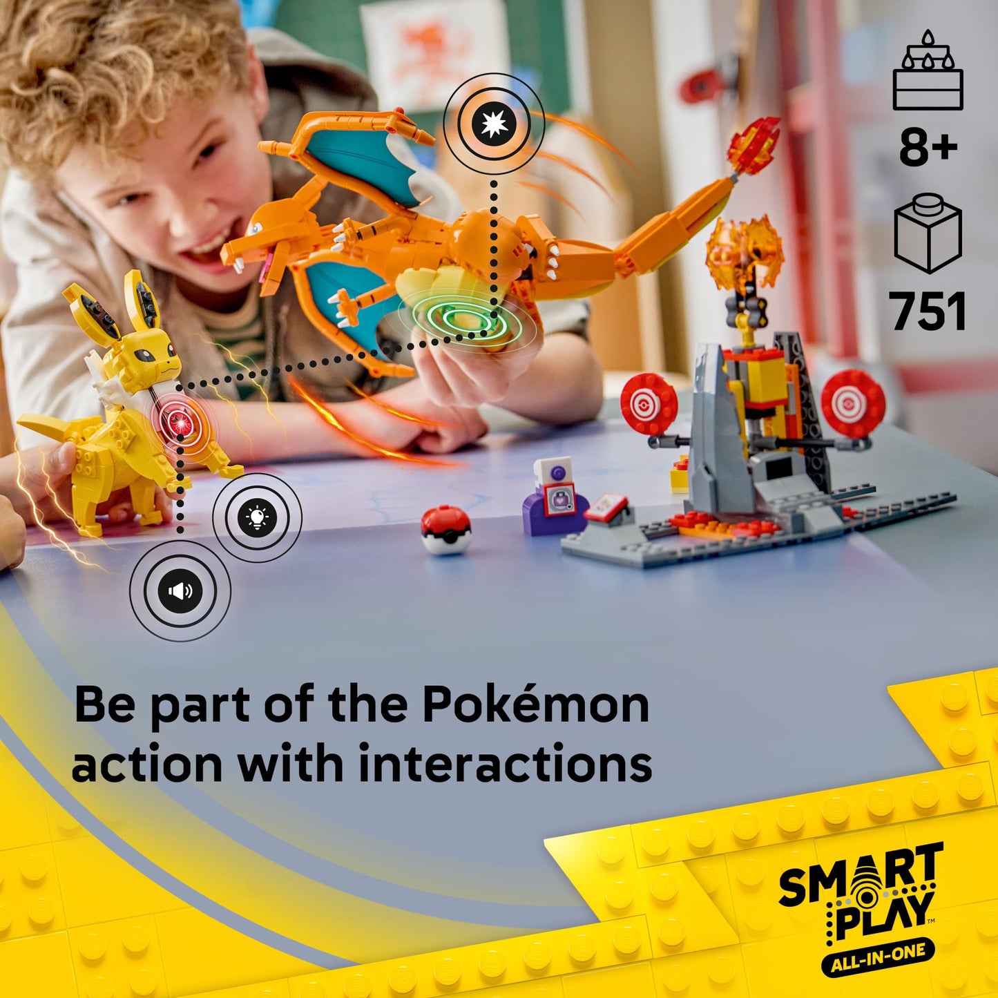 LEGO Pokémon SMART Play: Charizard vs. Jolteon Ultimate Battle 72167