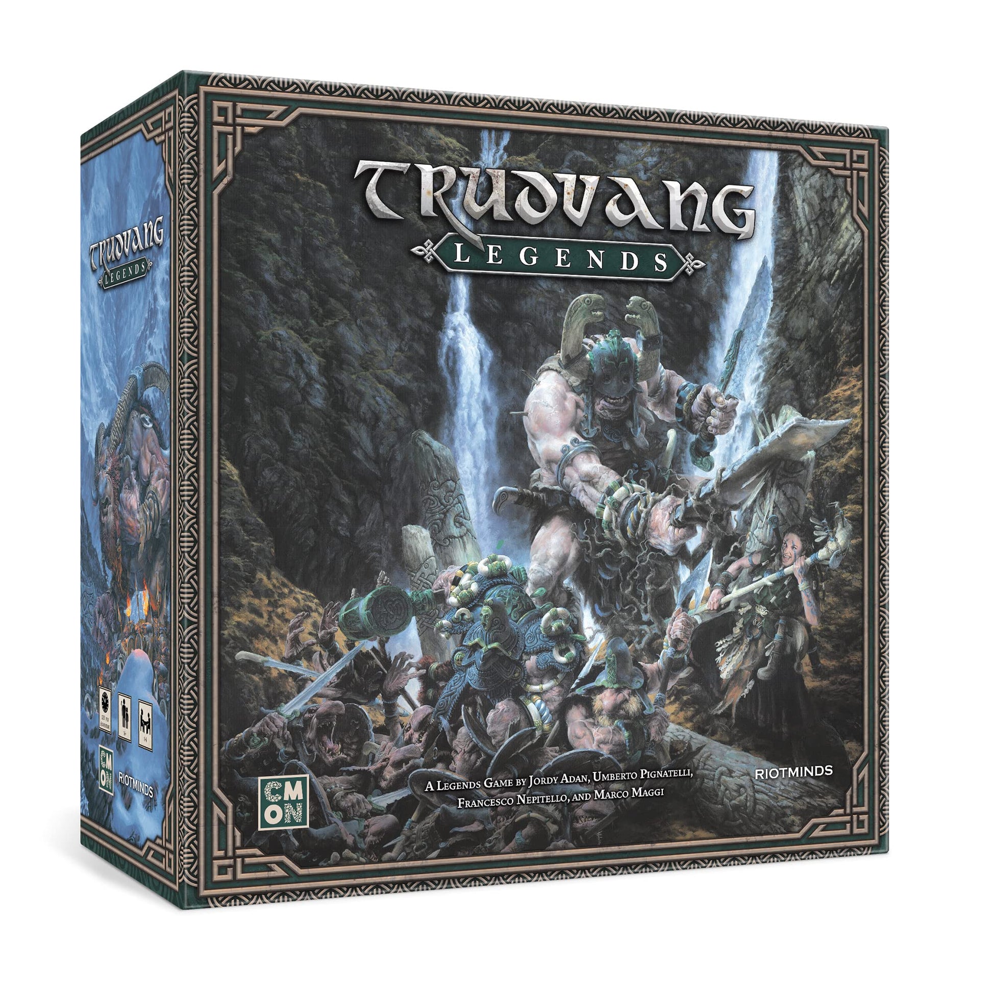 CMON Trudvang Legends Board Game | Tabletop Miniatures Strategy Game | Cooperative Fantasy Adventure Game for Adults and Teens | Ages 14+ | 1-4