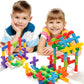 KUTOI Pipe Building Toys, Early Learning Educational Tubular Pipes, Kids Building Blocks, STEM Toys for 3 Year Old + Boys and Girls, 72 Pcs Stim Toy