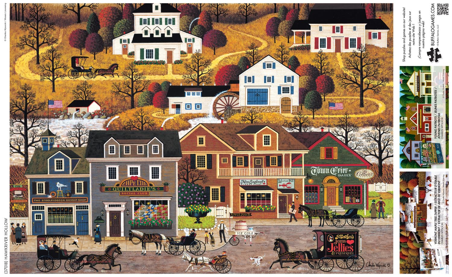 Buffalo Games - Charles Wysocki Hawk River - 500 Piece Puzzle for Adults