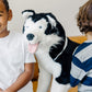 Melissa & Doug Giant Siberian Husky - Lifelike Stuffed Animal Dog (Over 2 feet Tall)