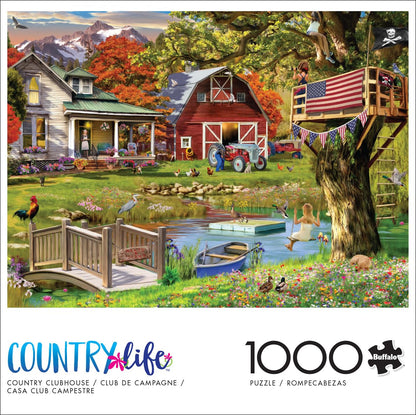 Buffalo Games - Country Clubhouse - 1000 Piece Jigsaw Puzzle for Adults