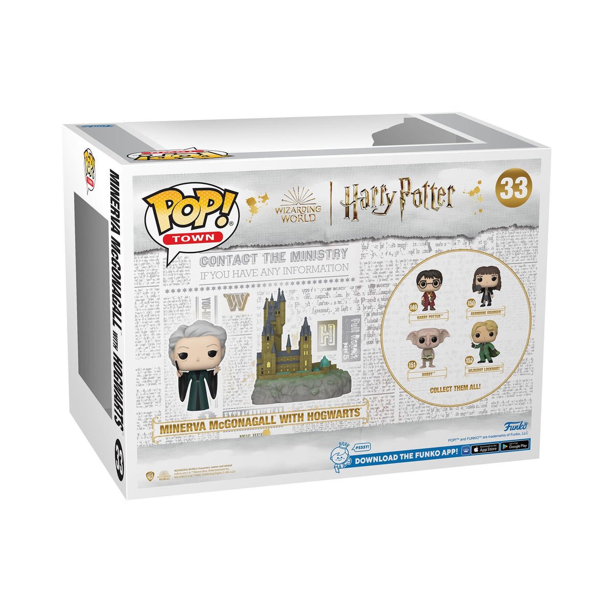 Funko POP! Town: Harry Potter - Minerva McGonagall with Hogwarts