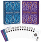 Playing Cards, Plastic Playing Cards Waterproof, Deck of Cards 2 Pack, Large Print Playing Card for Seniors Adults, Premium Poker Cards Set for Beach