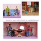 Beverly Hills Doll Collection Sweet Lil Family Friends Figures - New Addition Set of 9 Dollhouse People - Grandma, Grandpa, Mom, Dad, Sister, Brother