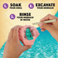 MindWare Dig It Up! Discoveries Mermaids - Dig Kits for Kids with 12 Sea Shells, Each with a Mermaid Toy Inside, 12 Chiseling Tools and Instructions