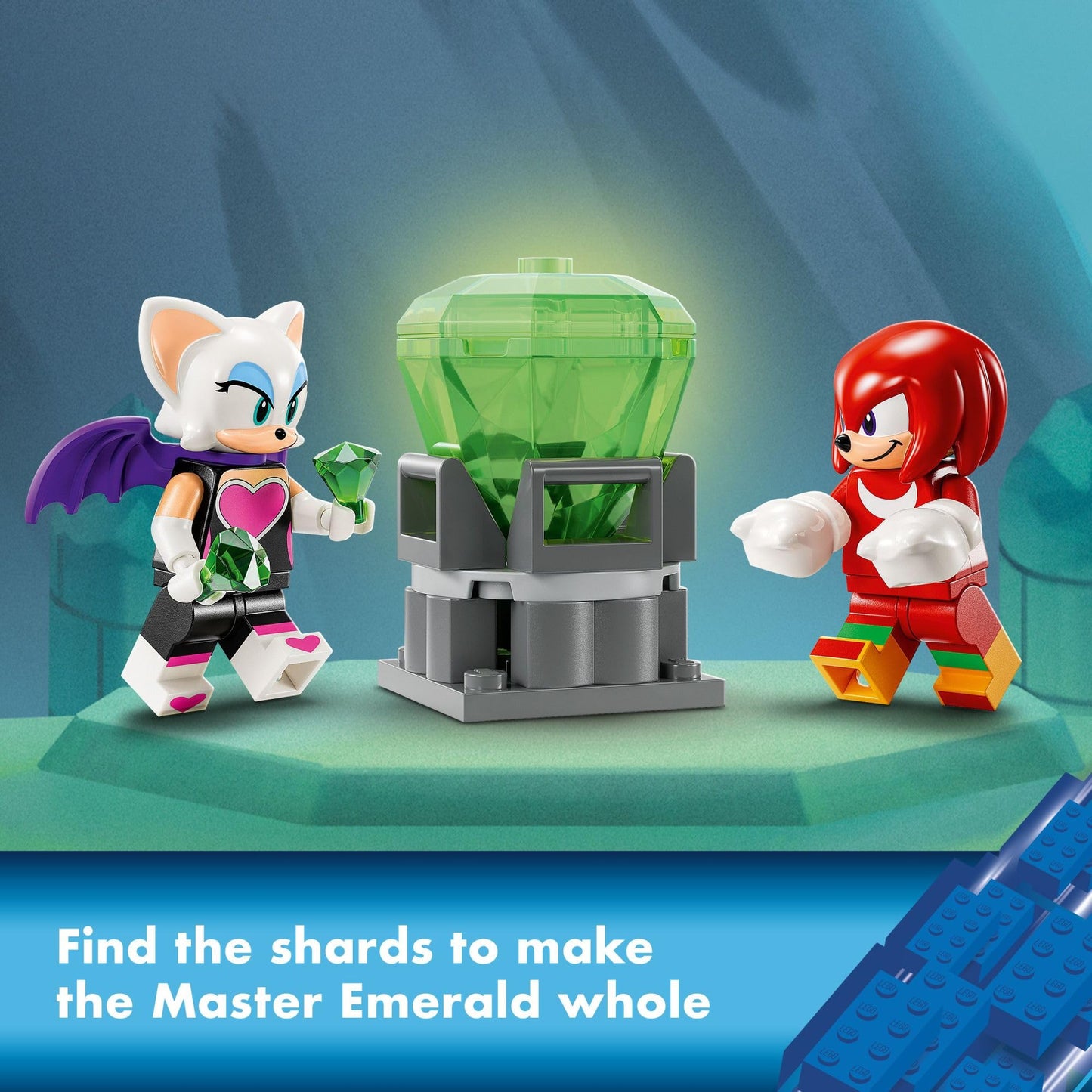 LEGO Sonic The Hedgehog Knuckles’ Guardian Mech Building Toy Set, Sonic Toy for Kids, Video Game Inspired Knuckles Action Figure with Master Emerald