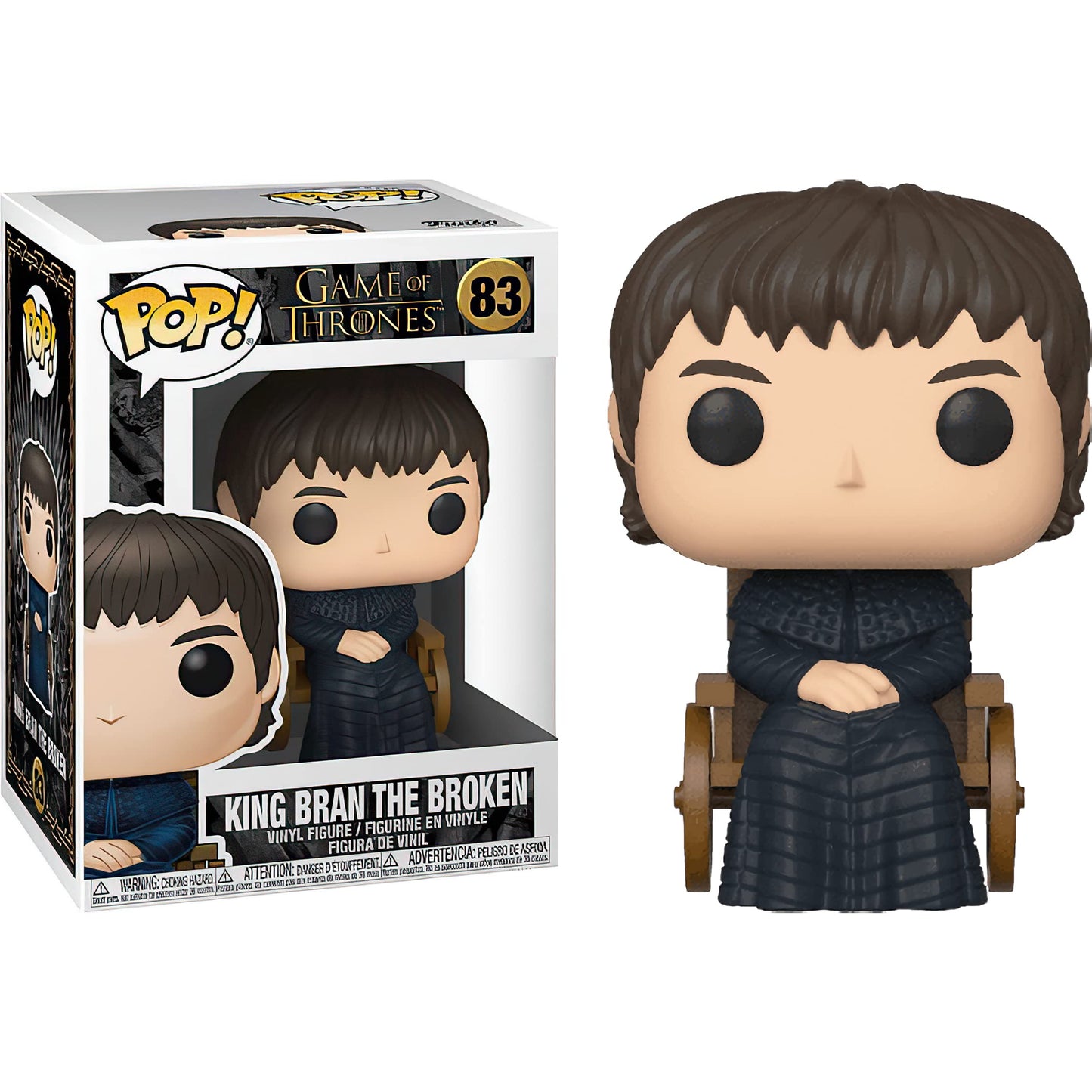 King Bran The Broken: Fun ko P o p ! Vinyl Figurine Bundle with 1 Compatible 'ToysDiva' Graphic Protector (083-45429 - B)