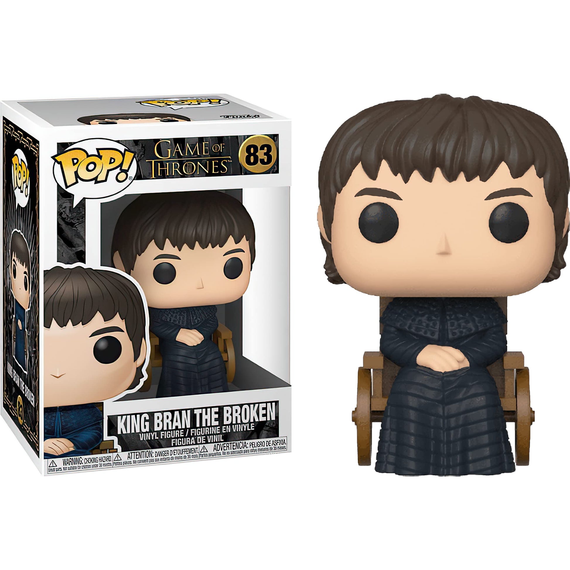 King Bran The Broken: Fun ko P o p ! Vinyl Figurine Bundle with 1 Compatible 'ToysDiva' Graphic Protector (083-45429 - B)