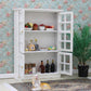 iLAND Dollhouse Furniture Miniature Bookshelf on 1:12 Scale Dollhouse Shelf for Mini Books and 1/12 Scale Accessories Modern Doll House Furniture