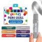 Ooly Chunkies 6 Metallic Paint Sticks For Kids, Tempera Paint Sticks Metallic Colors Set, No Mess Quick Drying Art Supplies for Toddlers and Kids