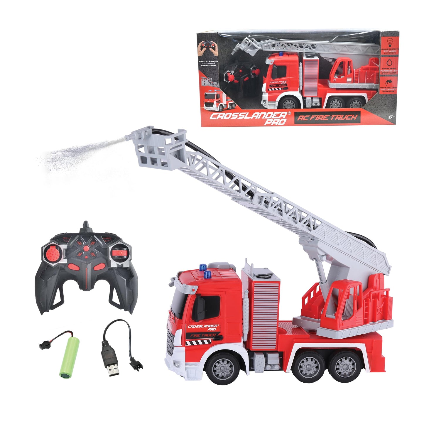 LEXiBOOK, Crosslander RC Fire Truck, RCP20