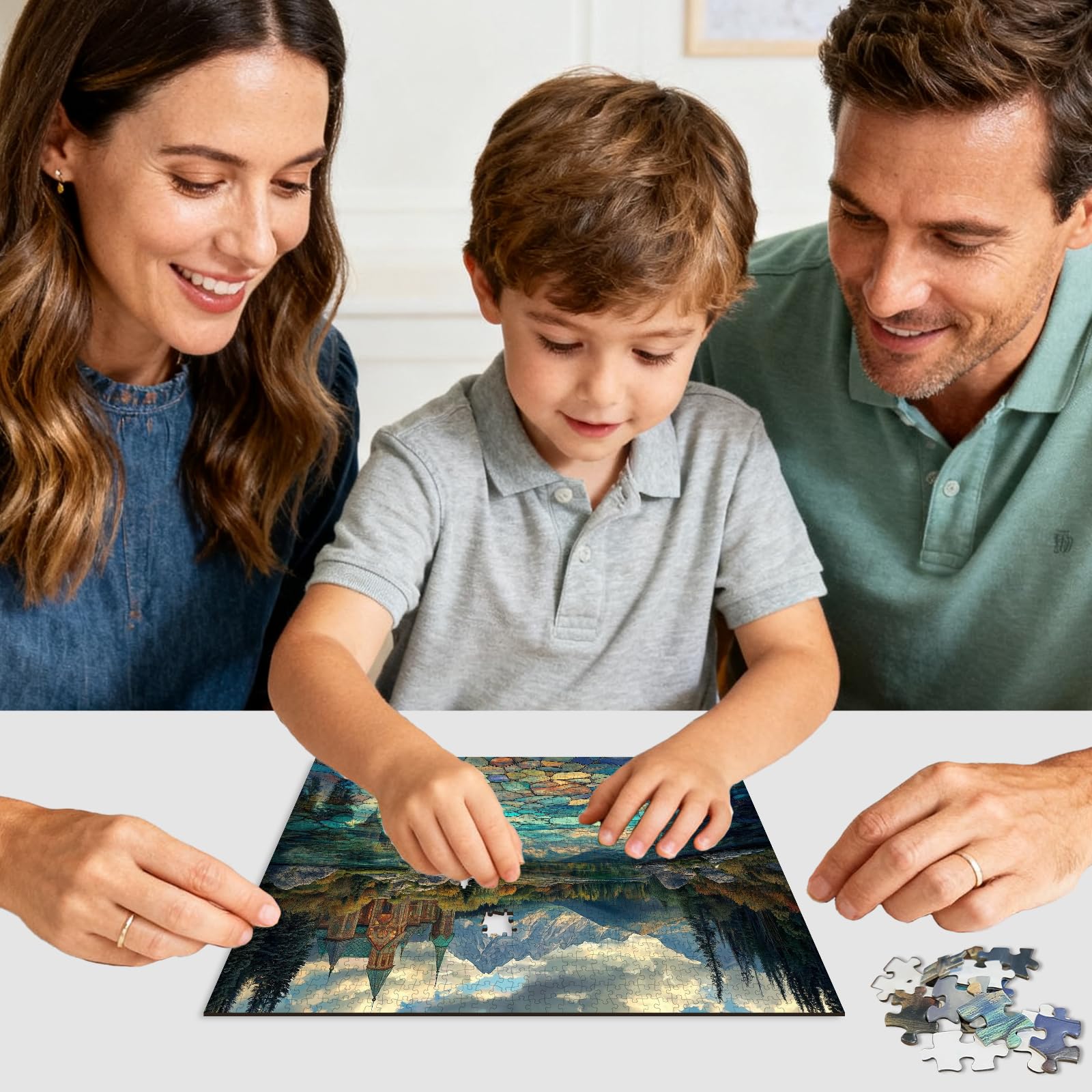 1000 Piece Mosaic Stained Glass Jigsaw Puzzle for Adults - Impossible Hard Difficult Challenging Puzzles for Adults - Stained Glass Collection