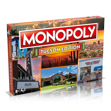 Monopoly Board Game Tucson Edition: 2-6 Players Family Board Games for Kids and Adults, Board Games for Kids 8 and up, for Kids and Adults, Ideal