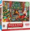 MasterPieces 1000 Piece Seek & Find Jigsaw Puzzle for Adults, Family, Or Youth - Christmas Surprise - 19.25"x26.75"