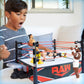Mattel WWE Wrekkin Kickout Ring Playset 13-in x 20-in & 2 Modes: Randomized Pin Count Ref & Springboard Launcher, Includes Crane, WWE Championship
