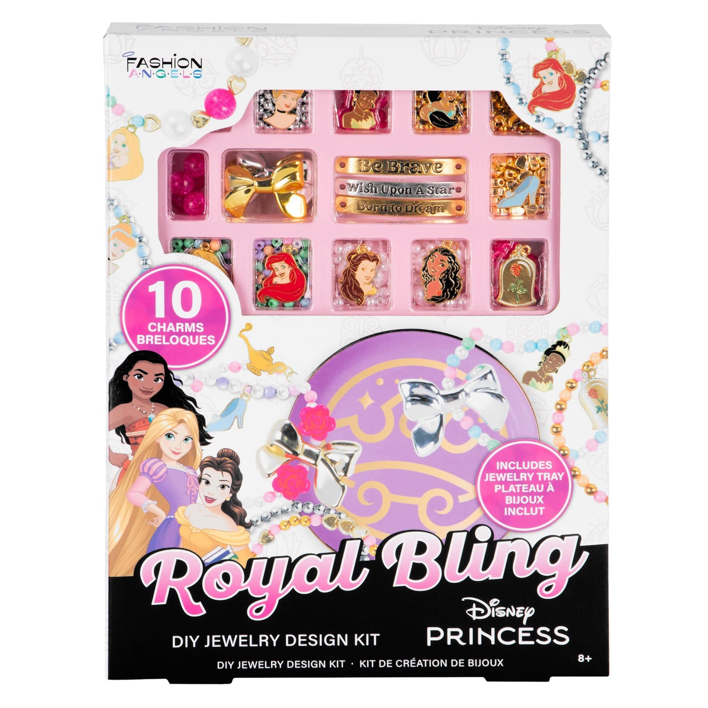 Fashion Angels Disney Princess Royal Bling DIY Jewelry Kit