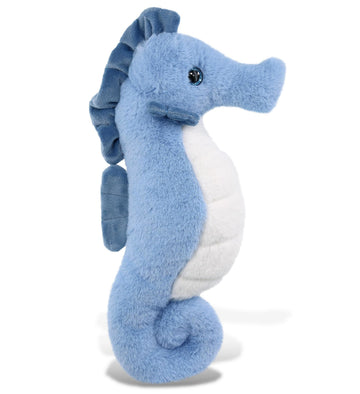 DolliBu Blue Seahorse Super Soft Stuffed Animal, Cute Realistic Stuffed Animals for Girls, Boys, Adults Animal Gifts, Kids Zoo Ocean Nursery Decor