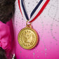 American Girl, Truly Me, Beam with Pride Gymnastics Outfit, Doll Clothes, for 18-inch Dolls, 4pcs, Ages 6+