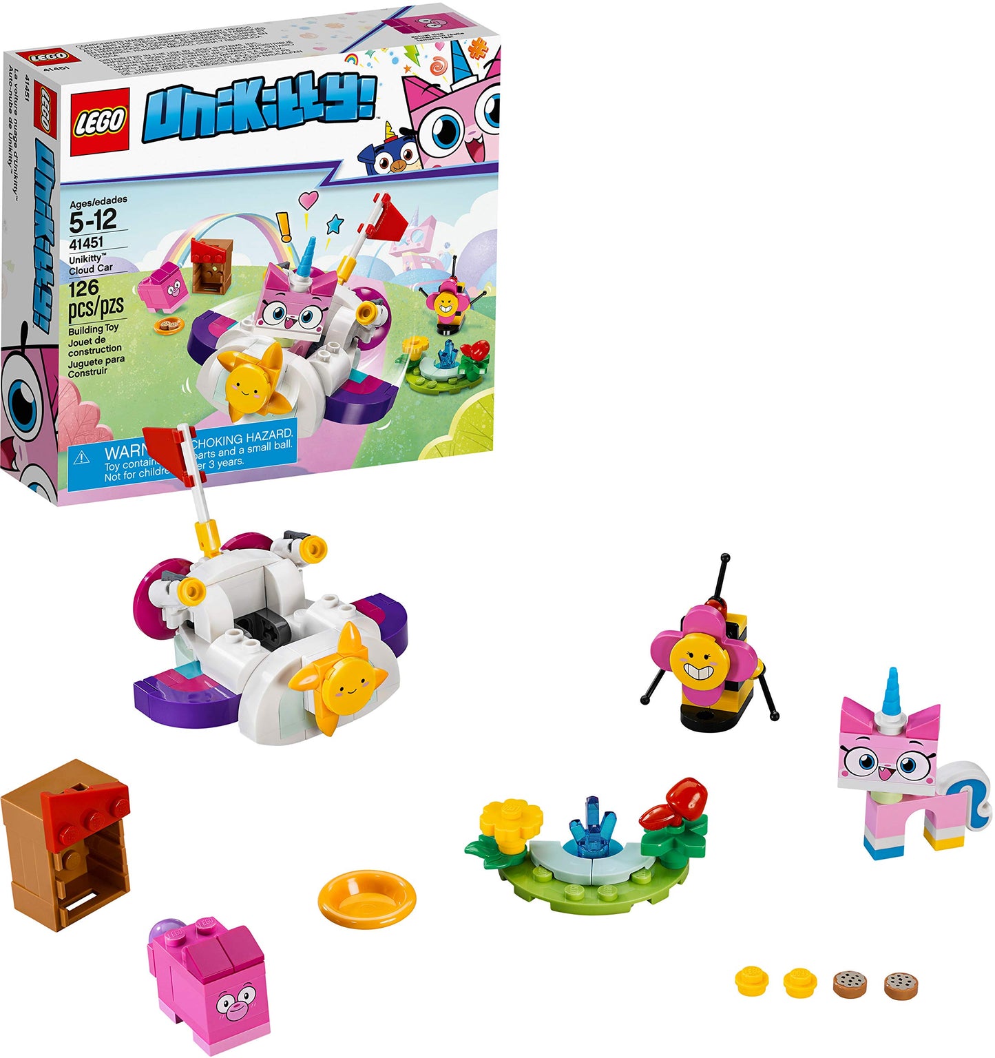 LEGO Unikitty! Unikitty Cloud Car 41451 Building Kit (126 Pieces)
