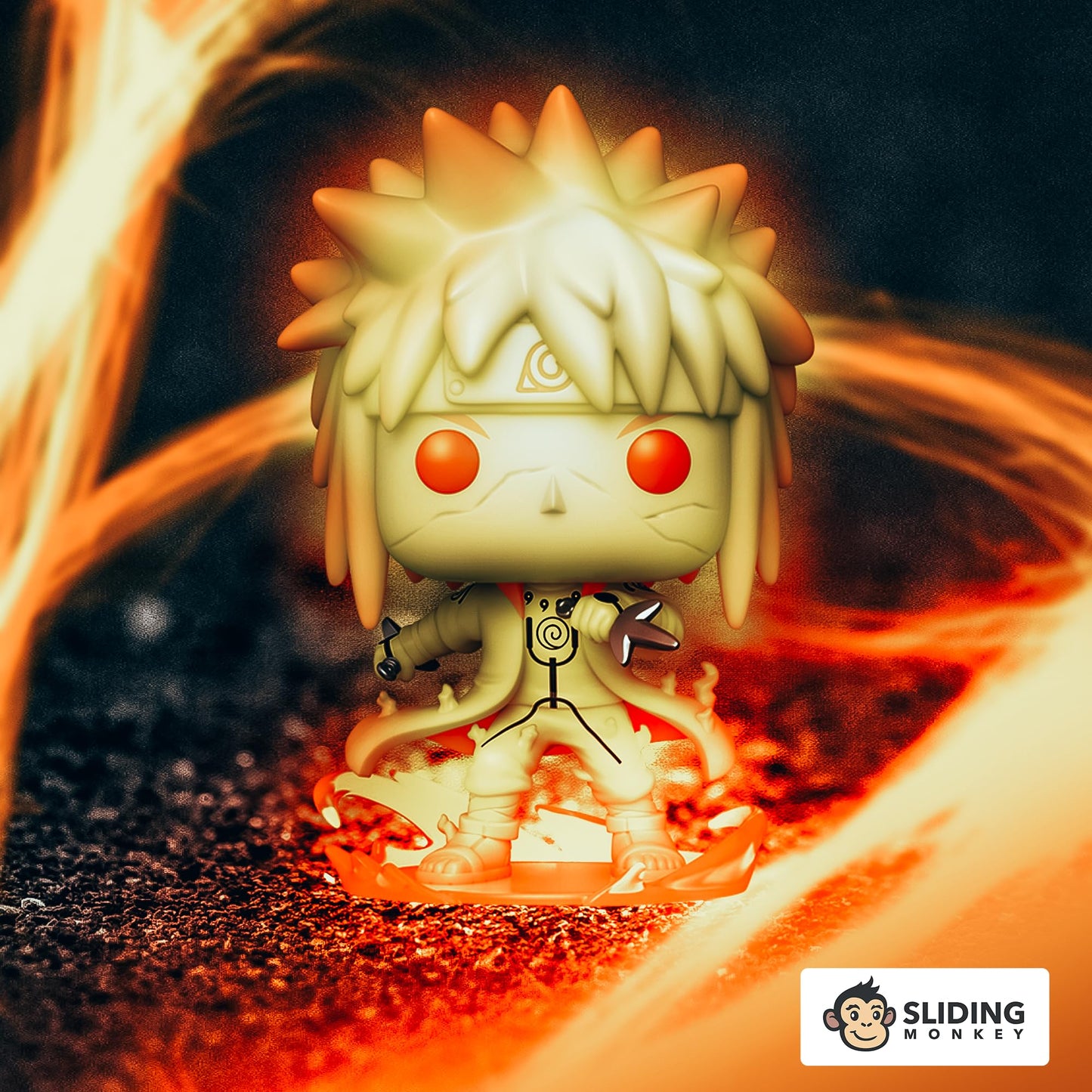 Funko Pop! Anime: Naruto Shippuden - Minato Namikaze (Nine Tail Chakra Mode) Special Edition Multicolor Exclusive #1413