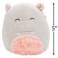 Squishmallows Hippo Plush 2-Pack - 5 Inch Mini & 10 Inch Jumbo Official Jazwares Stuffed Animal Set - Soft Squishy Collectible Toy Duo - Gift